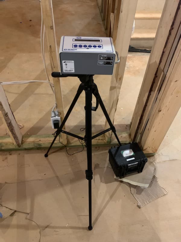 A Cook's Radon certified radon test.